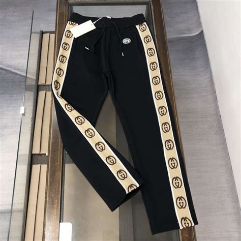 fake gucci sweatpants|gucci formal trousers.